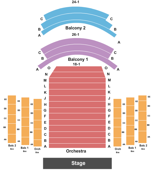 Jarson Kaplan Theater Sound Of Music Seating Chart